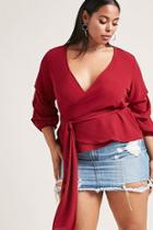Forever21 Plus Size Belted Wrap Top