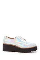 Forever21 Jane And The Shoe Iridescent Oxfords