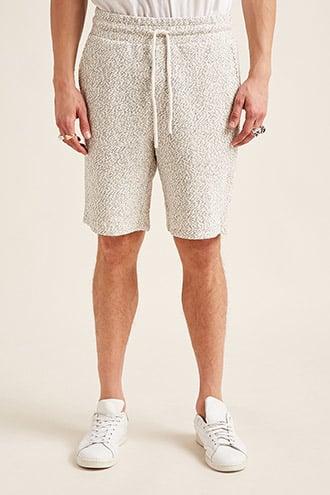 Forever21 Marled Popcorn Knit Sweatshorts
