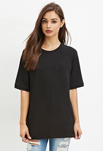 Forever21 Longline Raglan Top