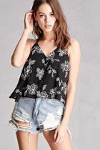 Forever21 Lush Floral Embriodered Top