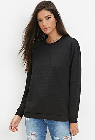 Forever21 Quilted Sweatshirt
