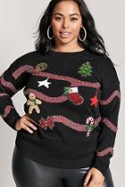 Forever21 Plus Size Graphic Holiday Sweater