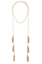 Forever21 Chain Tassel Necklace