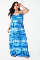 Forever21 Plus Size Crinkled Tie-dye Dress