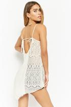 Forever21 Crochet Lace Panel Cami Dress