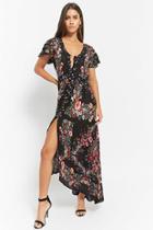 Forever21 I The Wild Floral Button-front Dress