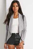 Forever21 Colorblock Draped-front Jacket