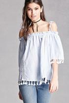 Forever21 Tasseled Off-the-shoulder Top