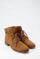 Forever21 Faux Suede Ankle Booties