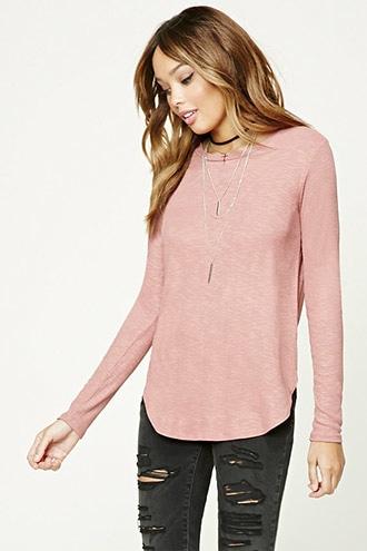 Forever21 Curved Hem Top