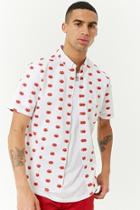 Forever21 Just Threads Lip Print Shirt