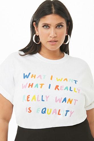 Forever21 Plus Size The Style Club Equality Graphic Tee