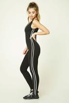Forever21 Active Striped Jumpsuit