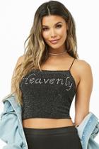 Forever21 Heavenly Graphic Cropped Cami