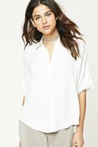 Forever21 Dolman Button-front Shirt
