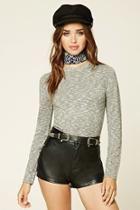 Forever21 Women's  Marled Sweater Top