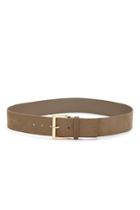 Forever21 Taupe Wide Faux Suede Belt