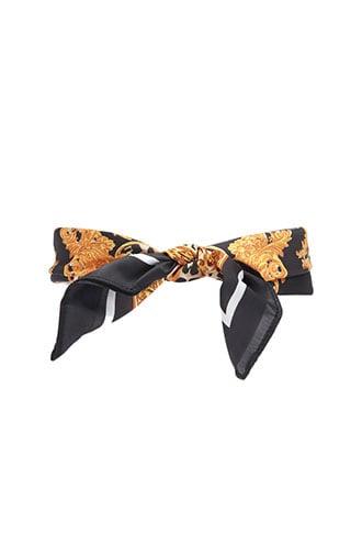 Forever21 Ornate Baroque Print Satin Scarf