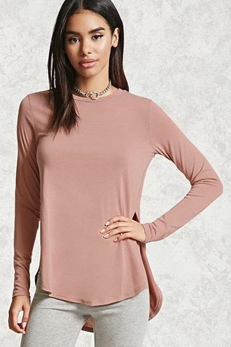 Forever21 Dolphin Hem Top