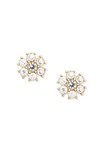 Forever21 Floral Rhinestone Studs