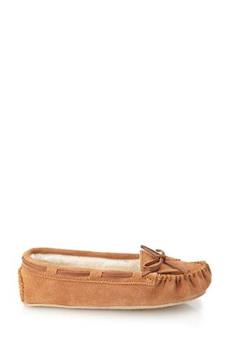 Forever21 Fringed Suede Moccasins