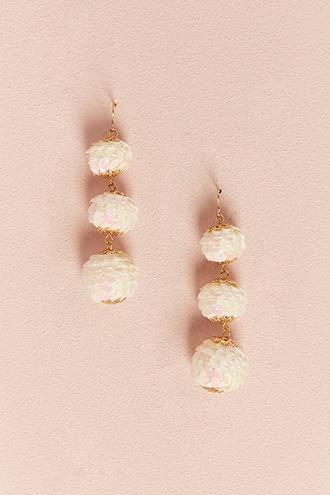 Forever21 Sequin Bauble Earrings