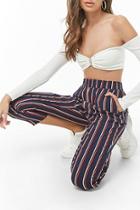 Forever21 Multicolor Striped Ankle Pants