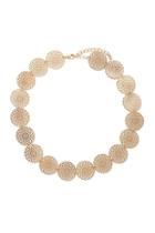 Forever21 Gold Filigree Collar Necklace