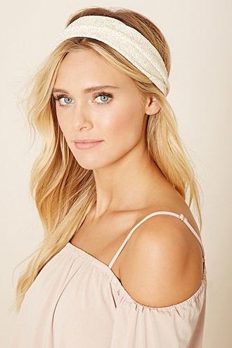 Forever21 Speckled Glitter Knit Headwrap