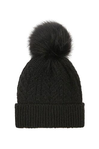 Forever21 Pom Pom Knit Beanie