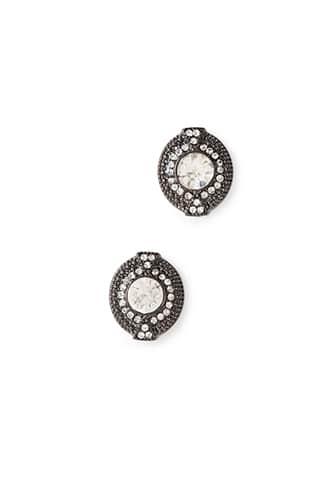 Forever21 Rhinestoned Medallion Studs