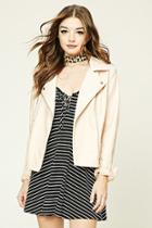 Forever21 Lace-up Striped Cami Dress