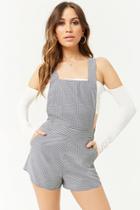 Forever21 Gingham Cross-back Romper