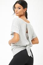 Forever21 Active Self-tie Cutout Back Tee