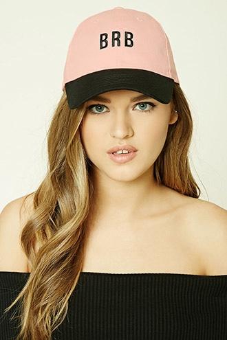 Forever21 Embroidered Brb Dad Cap