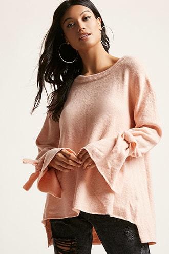 Forever21 Bell-sleeve Sweater