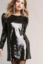 Forever21 Sequin Cutout-back Dress