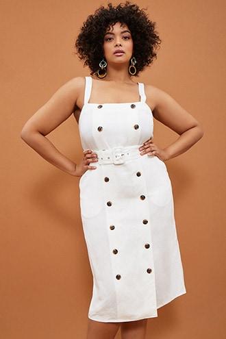 Forever21 Plus Size Double Breasted Cami Dress