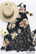Forever21 Floral Mix-n-match Print Dress