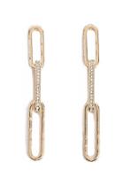 Forever21 Anchor Chain Drop Earrings