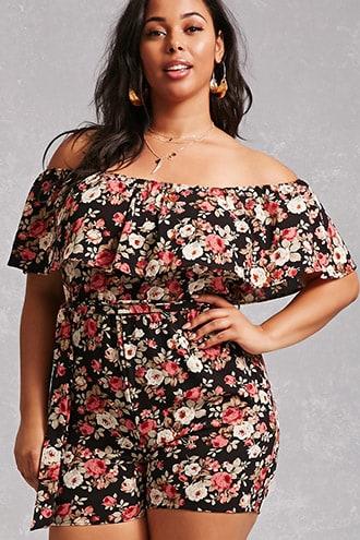 Forever21 Plus Size Flounce Romper