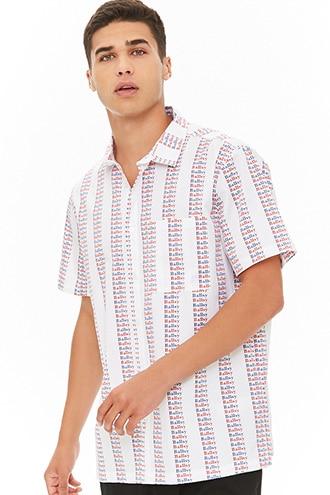 Forever21 Multicolor Ballsy Graphic Shirt
