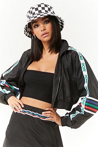 Forever21 Pony Cropped Windbreaker Jacket