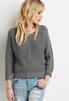 Forever21 Textured Raglan Sweater