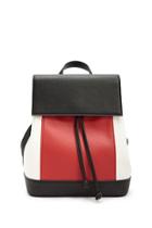 Forever21 Colorblock Faux Leather Backpack
