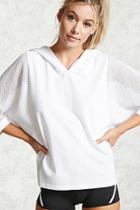 Forever21 Active Net Sleeve Hooded Top