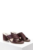 Forever21 Faux Leather Crisscross Sandals