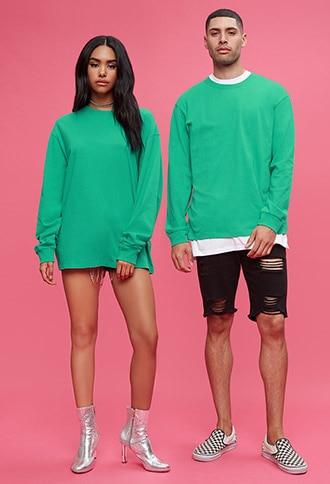 Forever21 Unisex Long-sleeve Tee