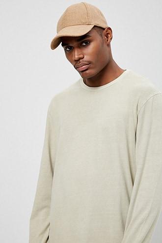 Forever21 Cotton Long-sleeve Top